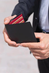 Slim wallet - Black/Red B2B